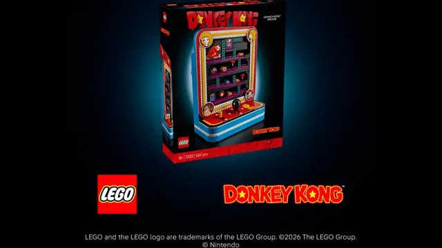 LEGO Donkey Kong Arcade mở bán 1/8, giá 199,99 USD