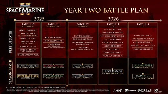 Space Marine 2 bước sang năm 3: Chaos Siege Mode và lớp nhân vật mới