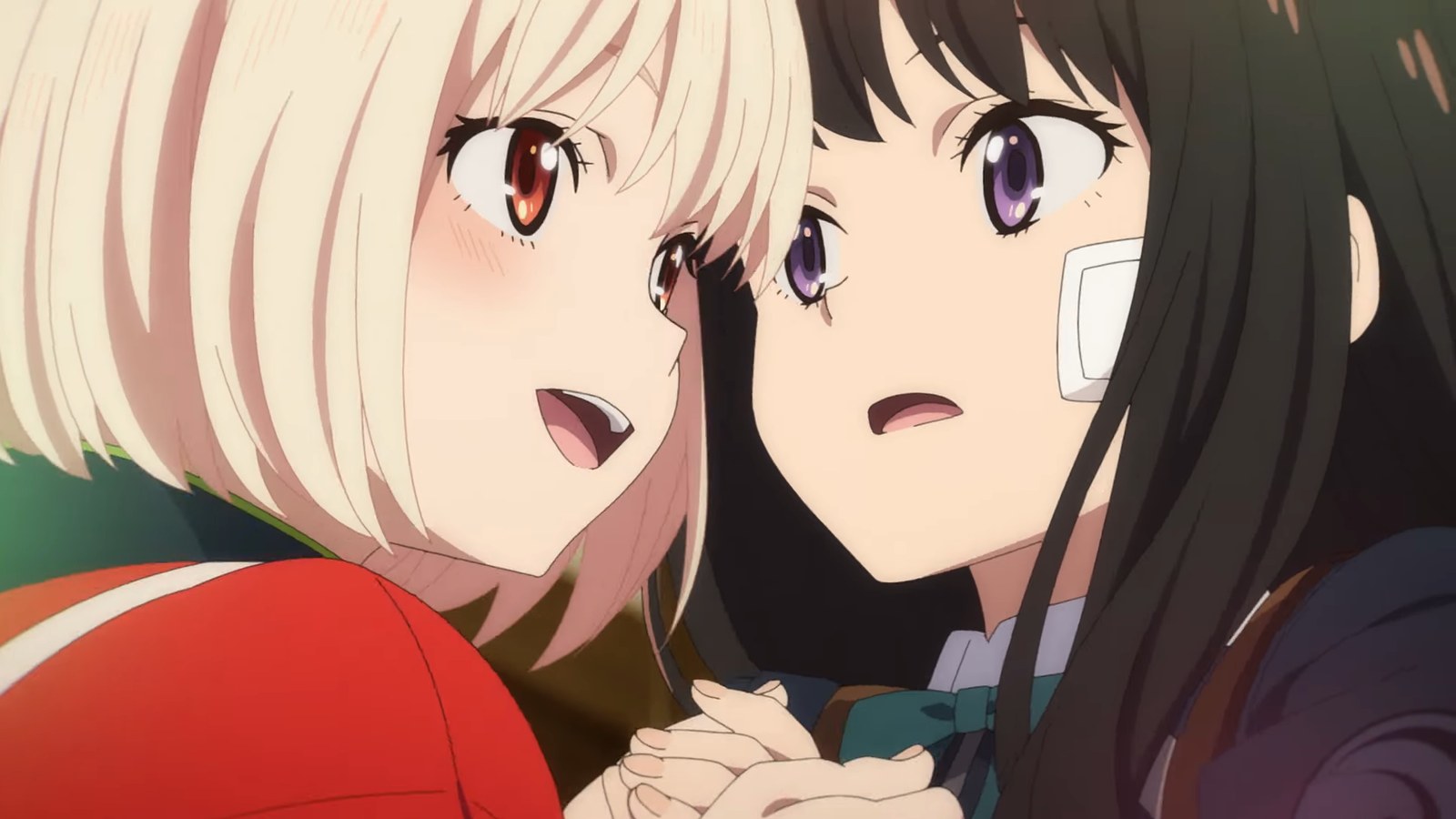 Chisato và Takina trong Lycoris Recoil
