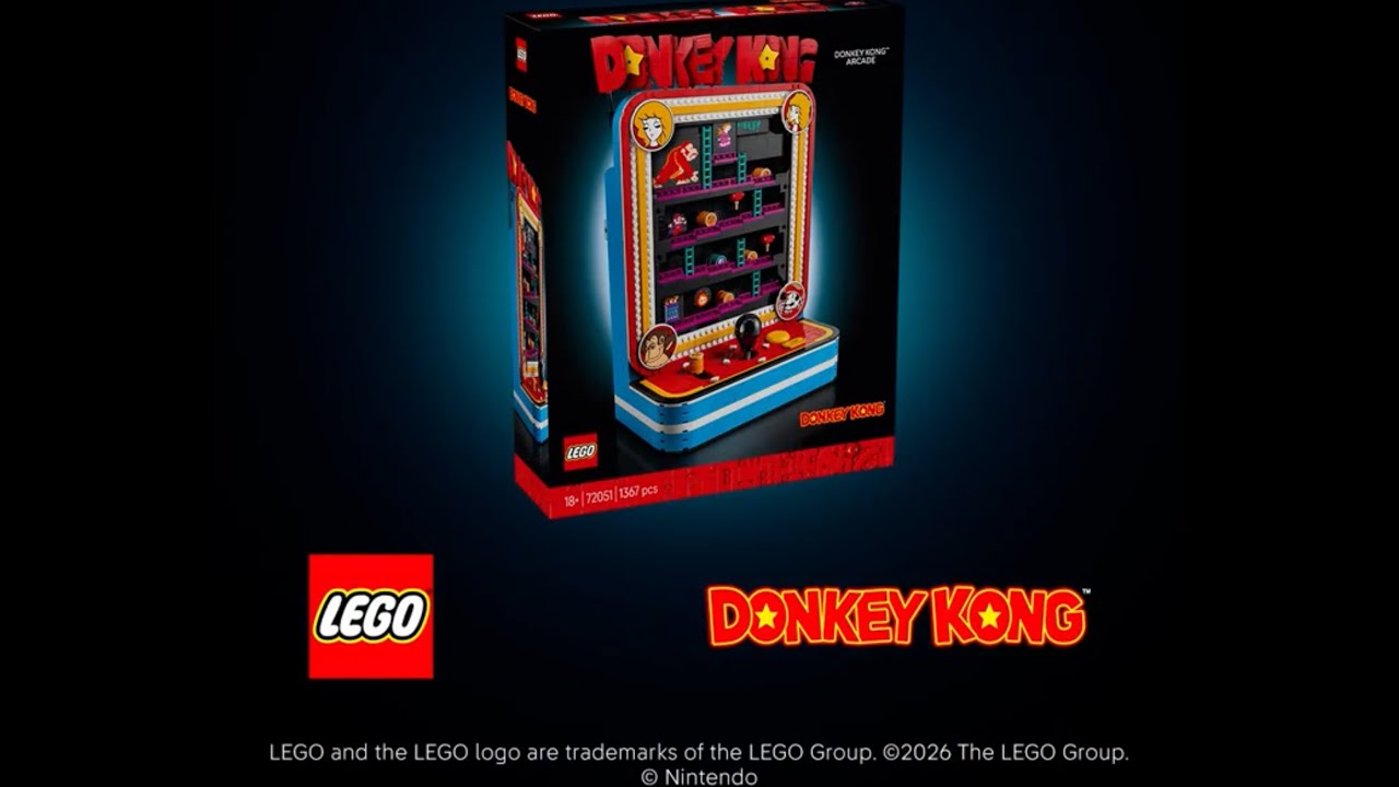 LEGO Donkey Kong Arcade (Bộ 72051) Mở Bán 1/8, Giá 199,99 USD, 1.367 Mảnh Ghép · OtaHub