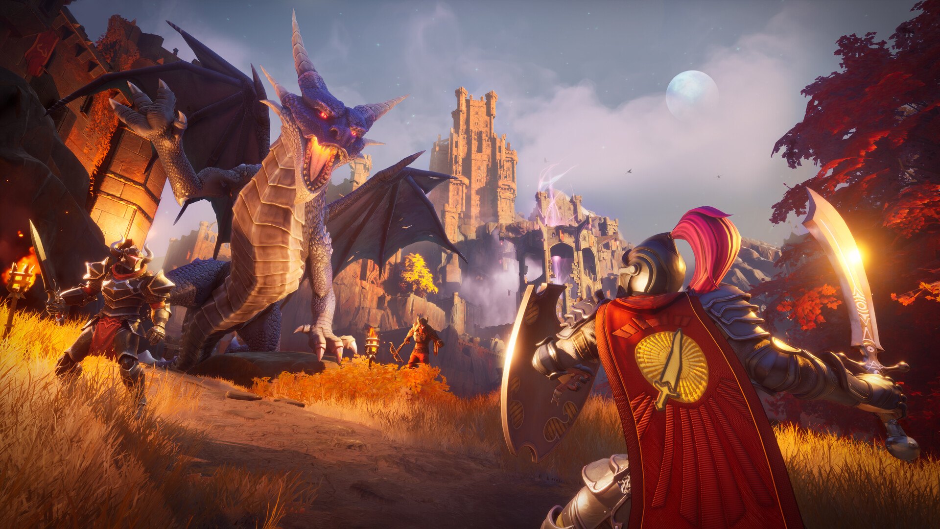 Nhân vật đối đầu rồng trong RuneScape: Dragonwilds