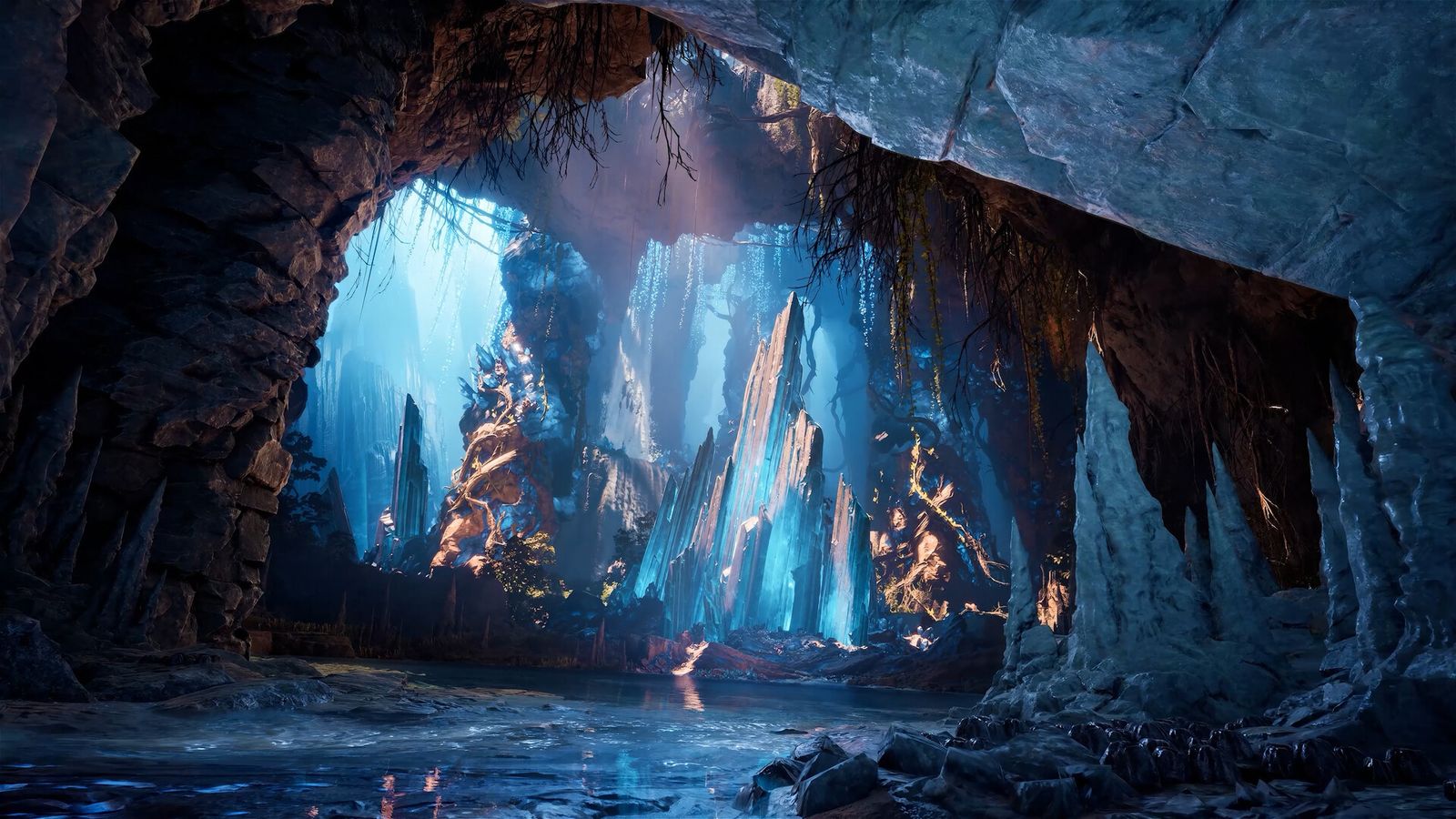 Hang động tinh thể phát sáng trong AION 2