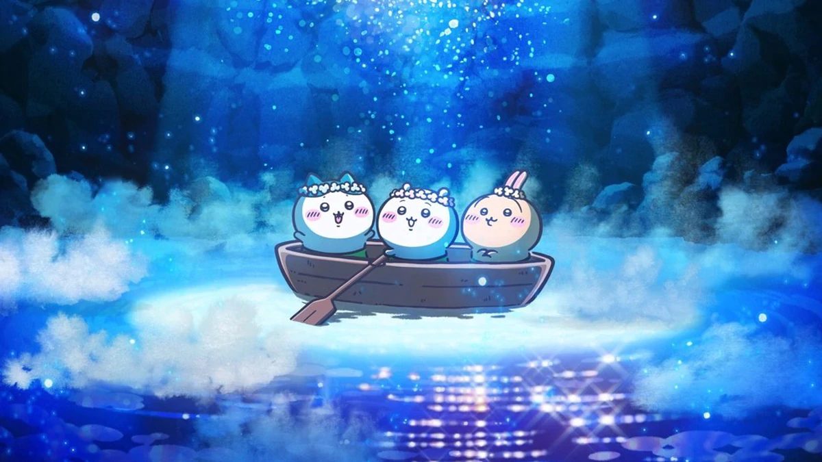 Chiikawa and other tiny creatures in the anime