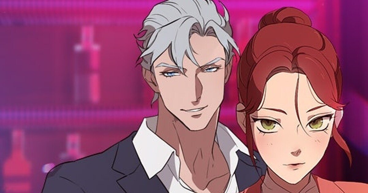 Gabriel and Davina in the webtoon The Mafia Nanny