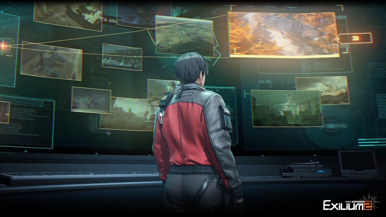 Commander viewing mission screens in Girls' Frontline 2 Exilium